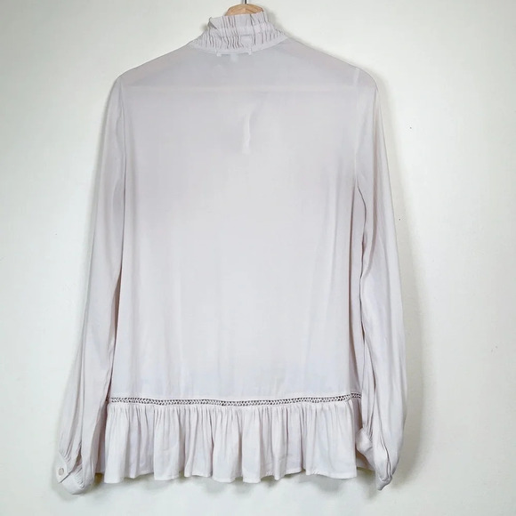 RO&DE | CANYON RUFFLE  NECK BLOUSE IN CREAM COLOR - Picture 16 of 16